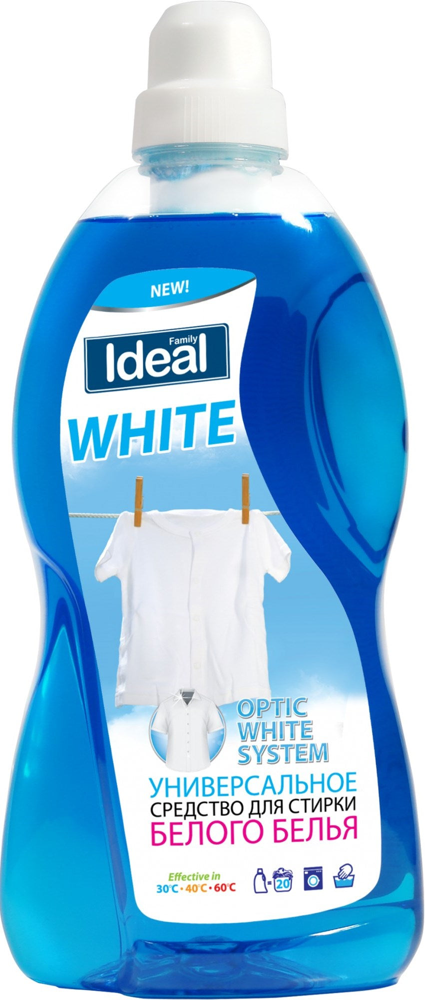 Family Ideal White Universal Laundry Detergent, 1 L