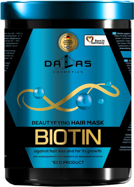 Dallas Biotin Hair Mask, 1 L