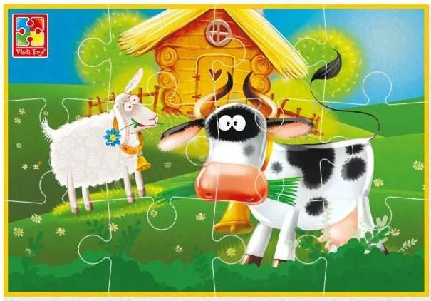Vladi Toys VT1103-97 Farm Foam Puzzle