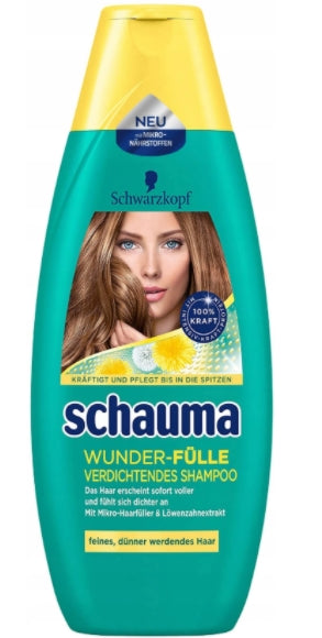 Schauma Wunder - Fulle Shampoo, 480 mL