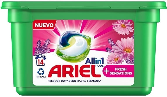 Ariel All-in-1 Pods Fresh Sensations Laundry Detergent Pods, 14 pcs (Price per 1 pc)