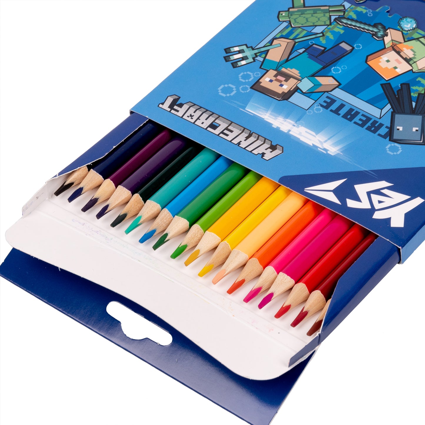 Yes 290715 Minecraft Colored Pencils, 18 Colors - Image 2