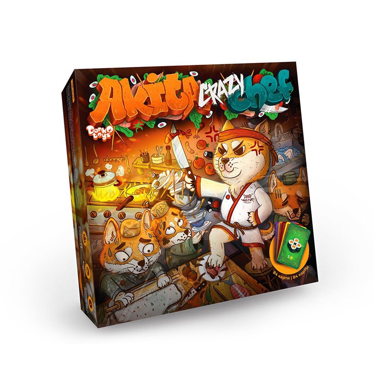 Akita Crazy Chef G-ACC-01-01 Board Game