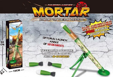 S 858-055 A Mechanical Toy Mortar with 3 Shells - Image 2