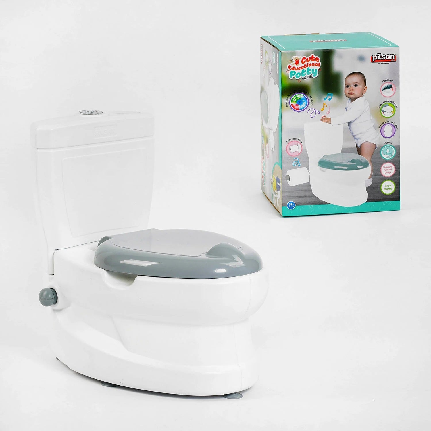 Pilsan 07-559 Light-Up Musical Kids Potty in Box