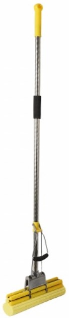 Eco Fabric EF-1701 Soft PVA Mop with 27 cm Head, 115 cm Stainless Handle & Single Wringer