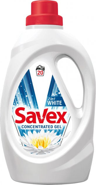 Savex 2-in-1 White Liquid Laundry Detergent, 1.1 L