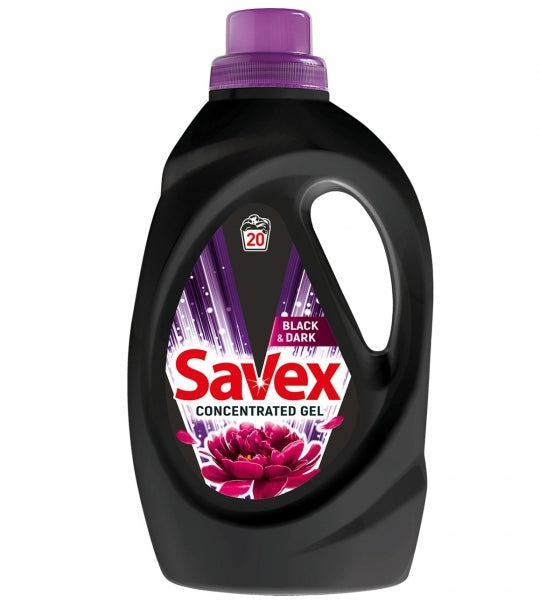 Savex Black & Dark Liquid Laundry Detergent, 1.1 L