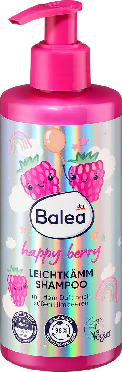 Balea Happy Berry Kids Detangling Shampoo, 250 mL