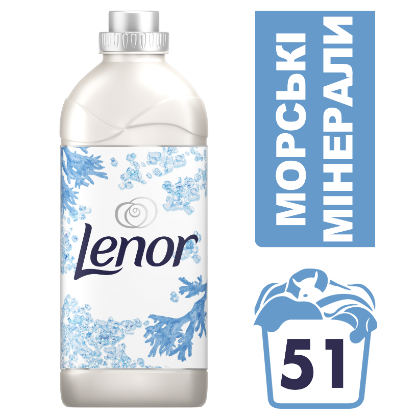 Lenor Nature-Inspired Sea Minerals Fabric Softener, 1.78 L