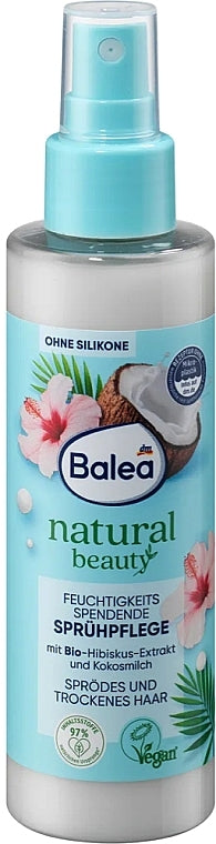 Balea Natural Beauty Moisturizing Hair Spray, 150 mL