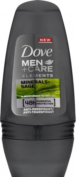 Dove Mineral Freshness Men's Roll-On Deodorant, 50 mL