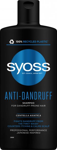 Syoss Anti-Dandruff Shampoo, 440 mL