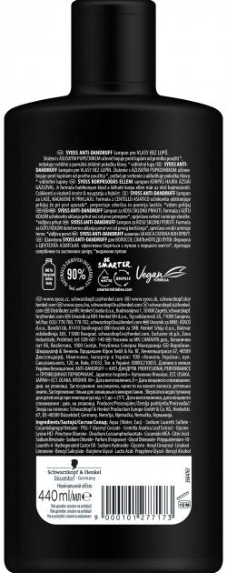 Syoss Anti-Dandruff Shampoo, 440 mL - Image 2