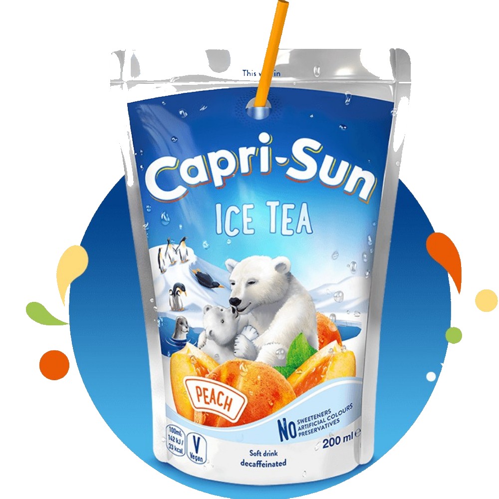 Capri-Sun Ice Tea Peach Juice, 200 mL