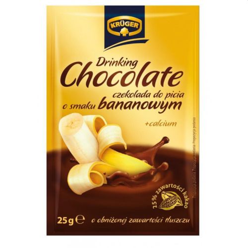 Kruger Banana Flavor Hot Chocolate Sachet, 25 g