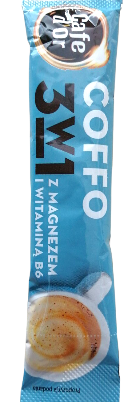 Cafe d'Or 3-in-1 Instant Coffee with Magnesium & Vitamin B6 Stick, 18 g