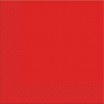 Margo Red 2-Ply Table Napkins, 33 x 33 cm, 50 pcs