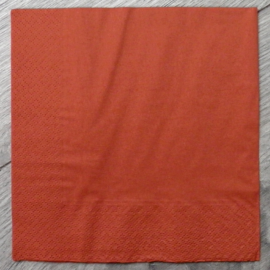 Margo Red 2-Ply Table Napkins, 33 x 33 cm, 50 pcs - Image 2