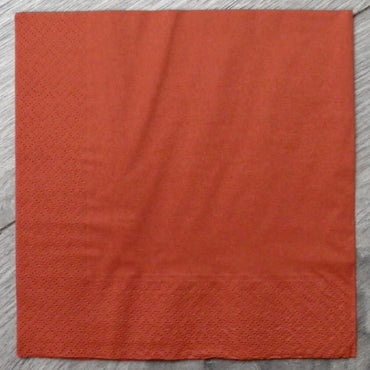 Margo Red 2-Ply Table Napkins, 33 x 33 cm, 50 pcs - Image 2