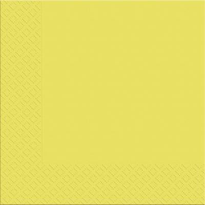 Margo Bright Yellow 2-Ply Table Napkins, 33 x 33 cm, 50 pcs