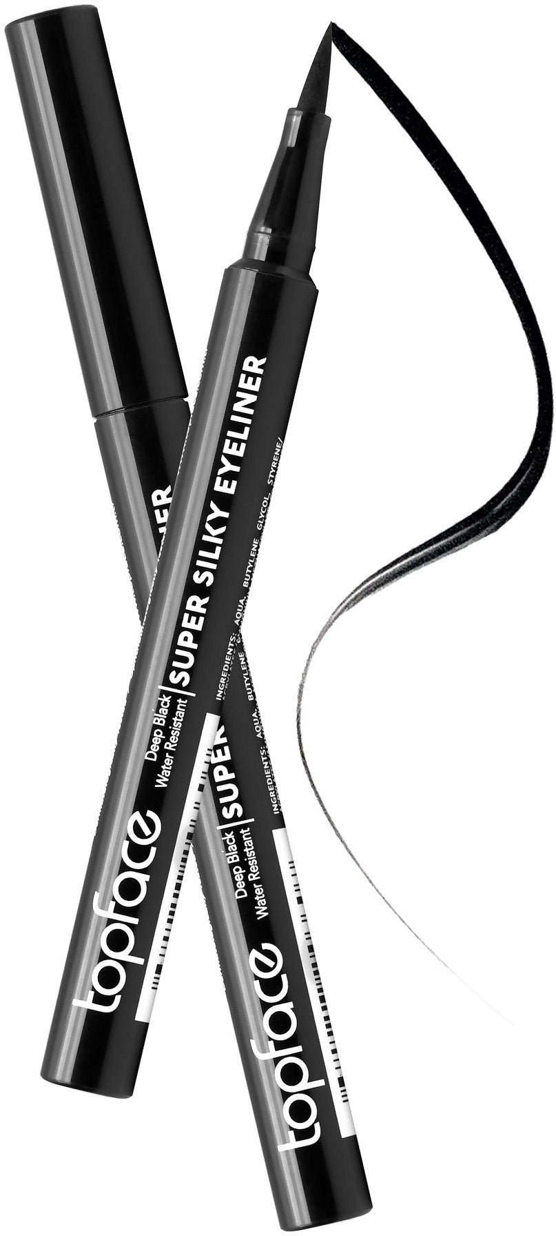 TopFace Super Silky Eyeliner 001 Black Waterproof Eyeliner Marker, 1 g - Image 2