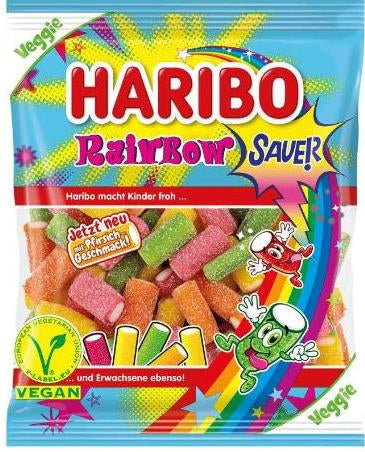 Haribo Rainbow Sour Gummy Candy, 160 g