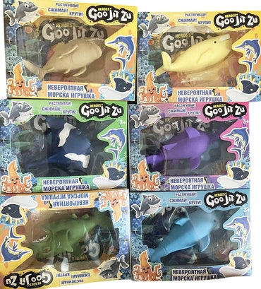Goo Jit Zu C 51253 Stretchy Sea Animal Antistress Toy, Assorted - Image 2