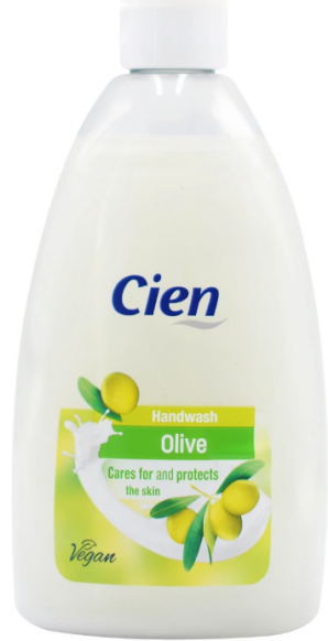 Cien Olive Liquid Cream Soap Refill, 500 mL