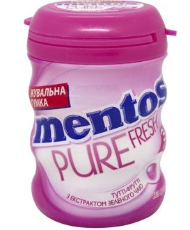 Mentos Tutti-Frutti Gum in Jar