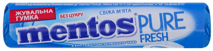 Mentos Fresh Mint Gum