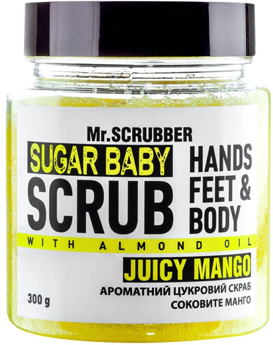 Mr. Scrubber Juicy Mango Sugar Body Scrub, 300 g