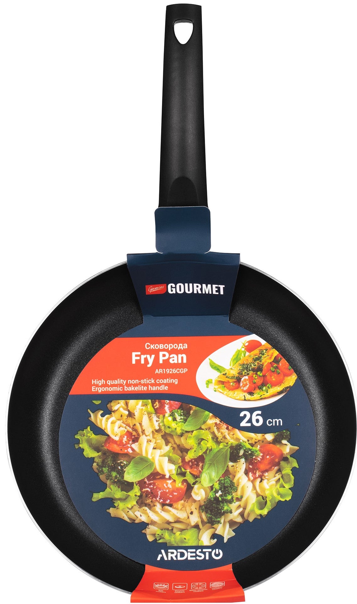 Ardesto Gourmet Portofino AR1926CGP Frying Pan, 26 cm