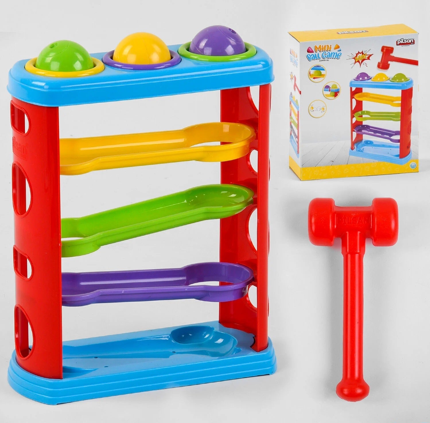 Pilsan 03-351 Hammer & Maze Toy