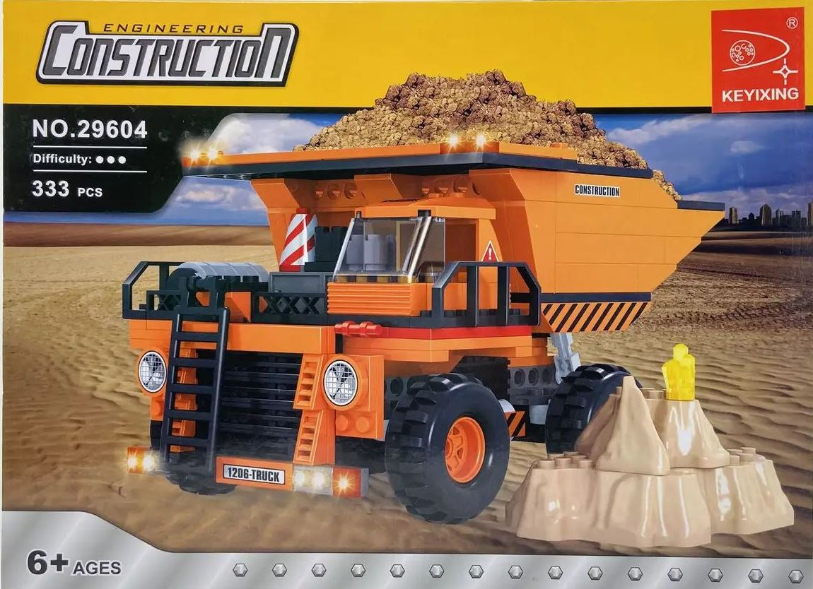 29604 Construction Vehicle Building Set, 333 pcs