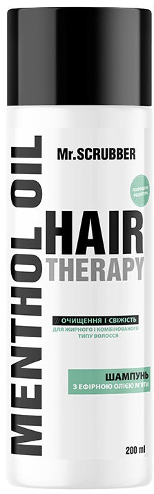 Mr. Scrubber Shampoo with Peppermint Essential Oil, 200 mL