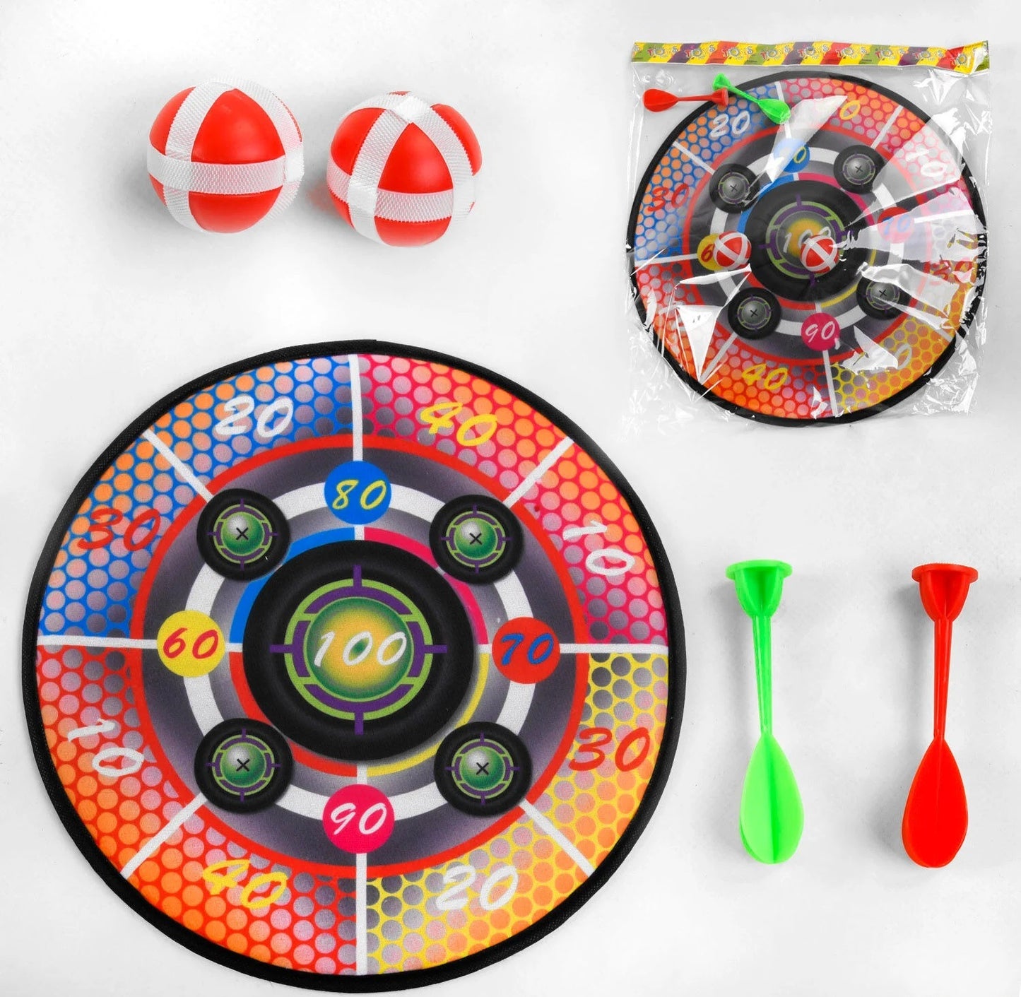 999-5 Hook-and-Loop Darts Game