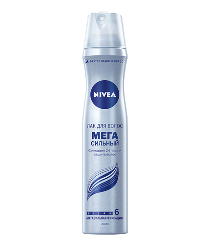 Nivea Mega Strong Hair Spray, 250 mL