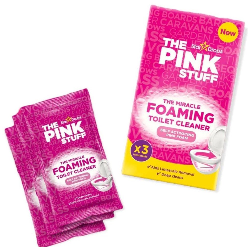 The Pink Stuff Toilet Cleaning Powder, 3 x 100 g - Image 2