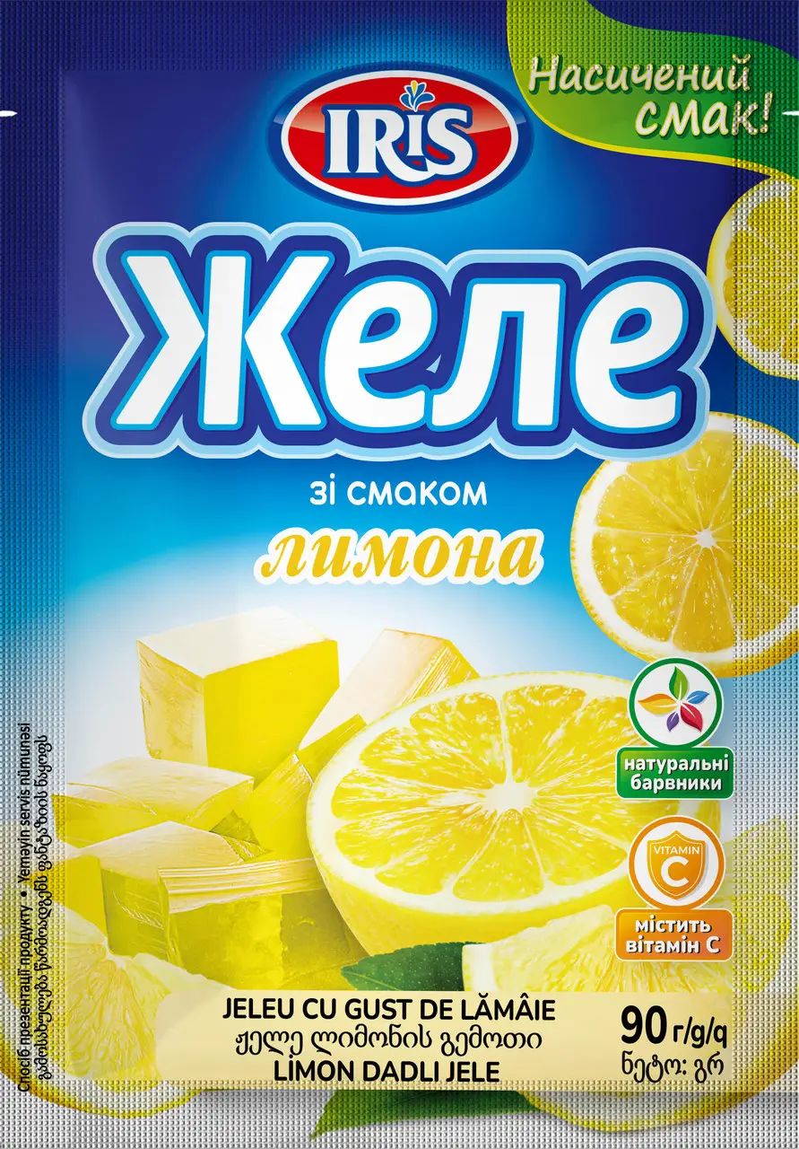 IRIS Lemon-Flavored Jelly, 90 g
