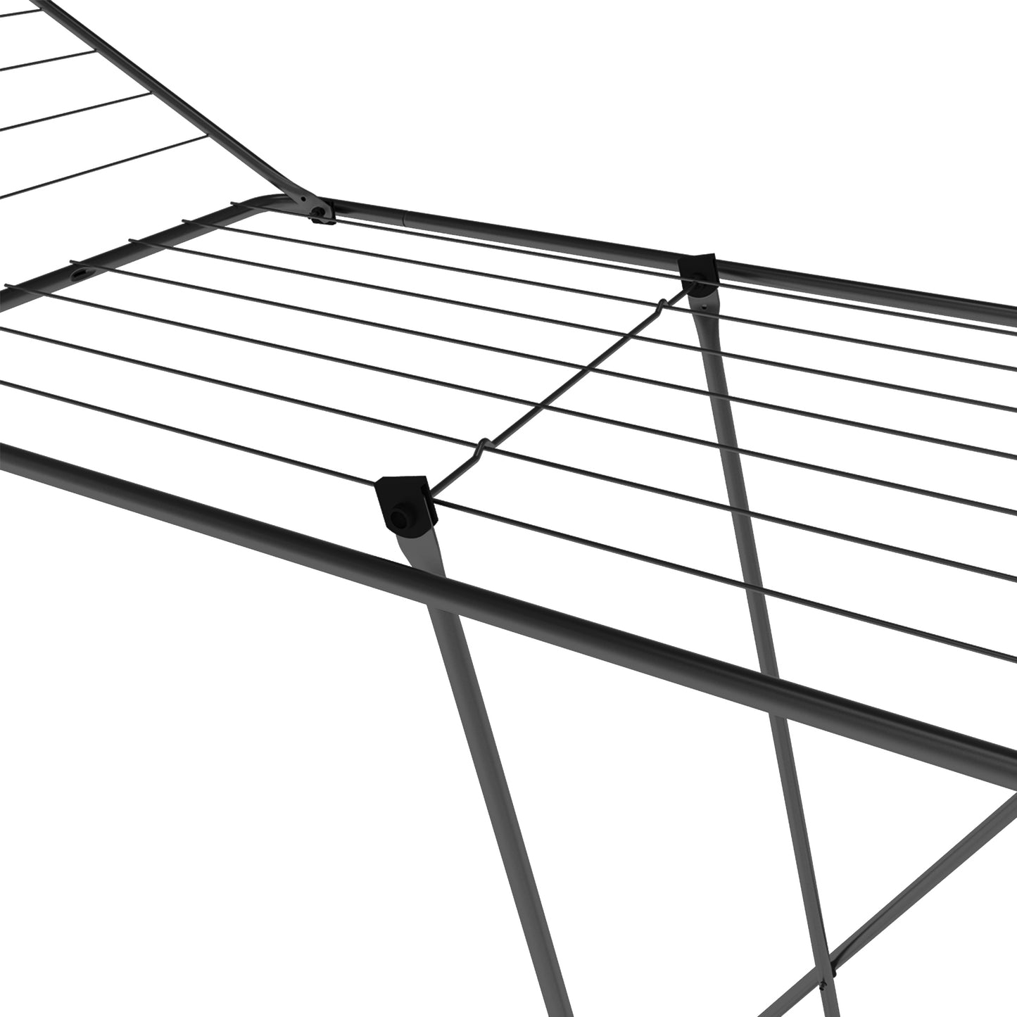 EuroHome Star Black Clothes Drying Rack, 18 m - Image 3