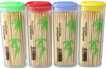 Bamboo Toothpicks in Jar