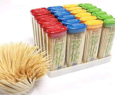 Bamboo Toothpicks in Jar - Image 2