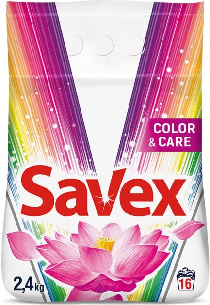 Savex Automat Color & Care Laundry Detergent Powder, 2.4 kg