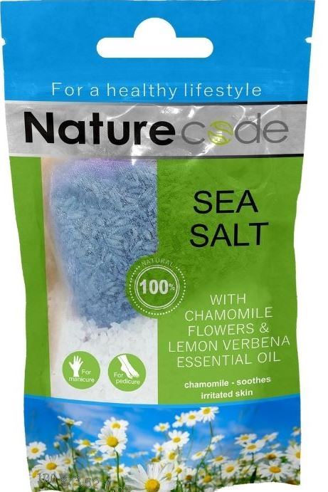 Milky Dream Nature Code Chamomile Flowers & Lemon Verbena Essential Oil Sea Bath Salt, 100 g