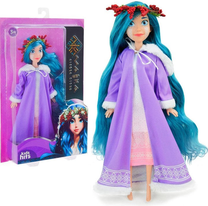 Kids Hits MD2203 Mavka Doll in Lilac Dress, 32 cm