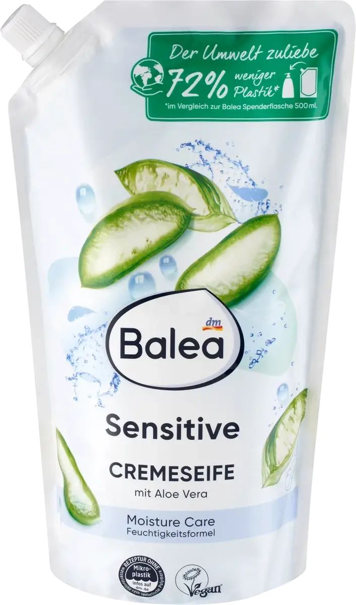 Balea Sensitive Liquid Cream Hand Soap Refill, 850 mL