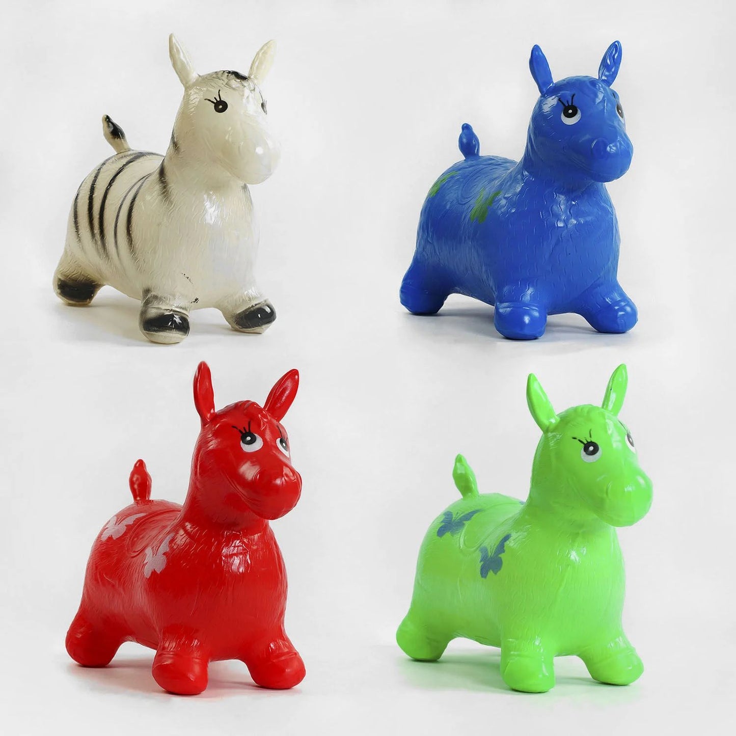 C 44729 Horse Rubber Bouncing Toy