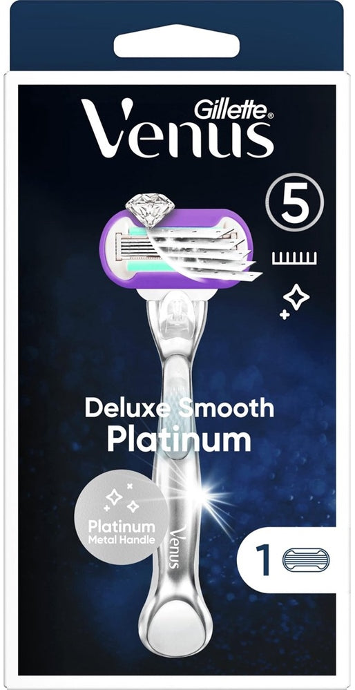 Gillette Venus Deluxe Smooth Platinum Women's Razor