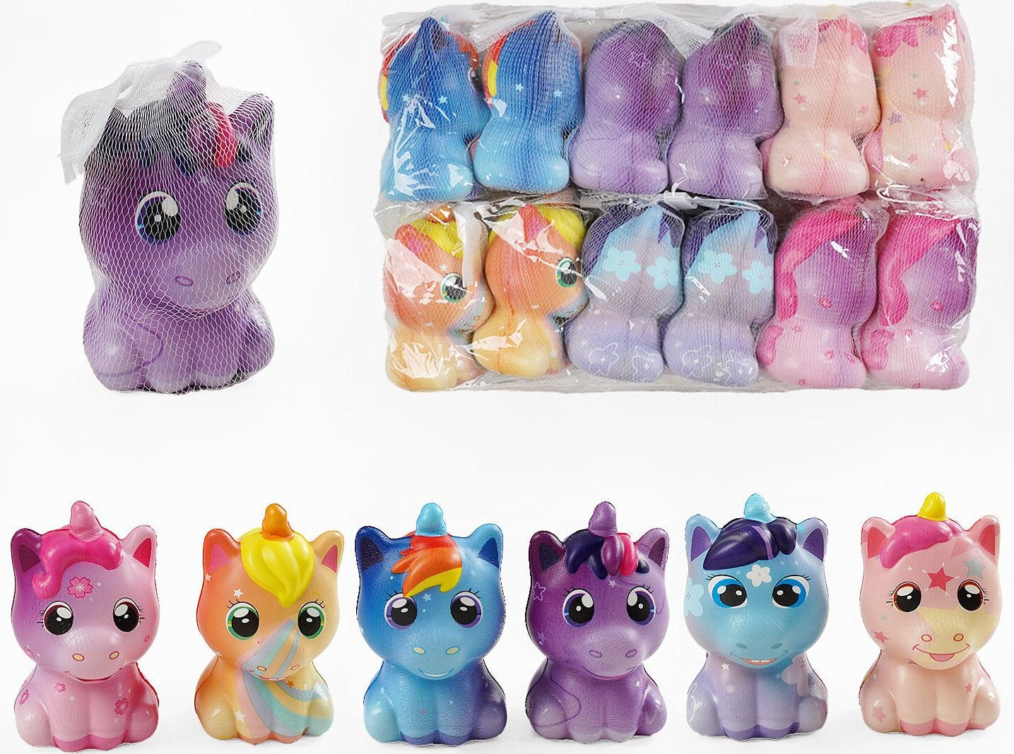 C 70624 Unicorn Anti-Stress Squishy Toy